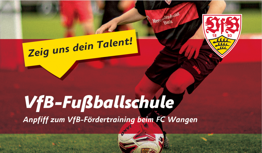 VfB-Fußballschule: Anpfiff zum VfB-Fördertraining beim FC Wangen