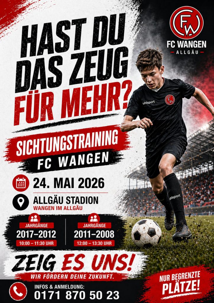 Sichtungstraining beim FC Wangen